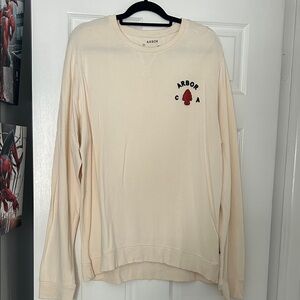 Arbor Men's Off-White Crewneck Sweater